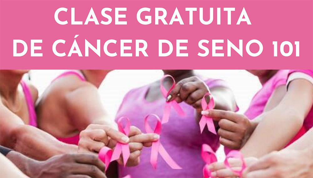 Spanish flyer image for Breast Cancer class.