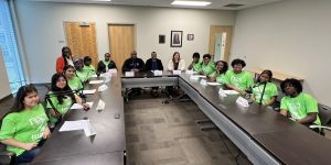 Group photo of the 2025 Youth Violence Prevention Program Podcast