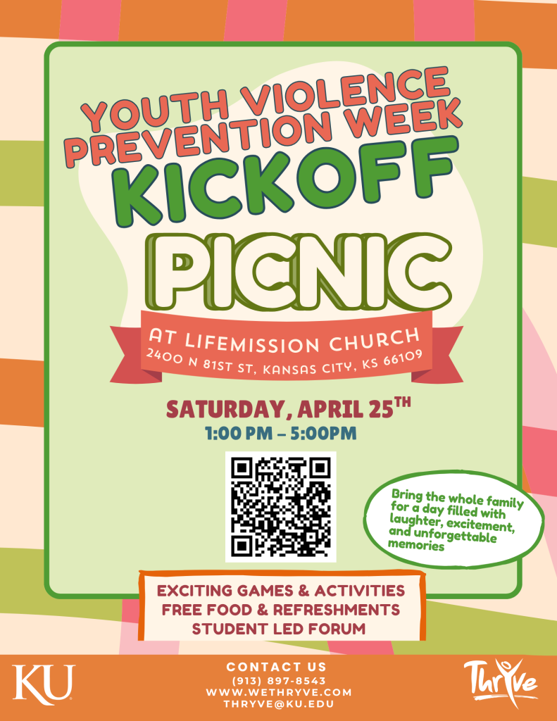 Youth Violence Prevention Week - Kick Off Picnic Flyer